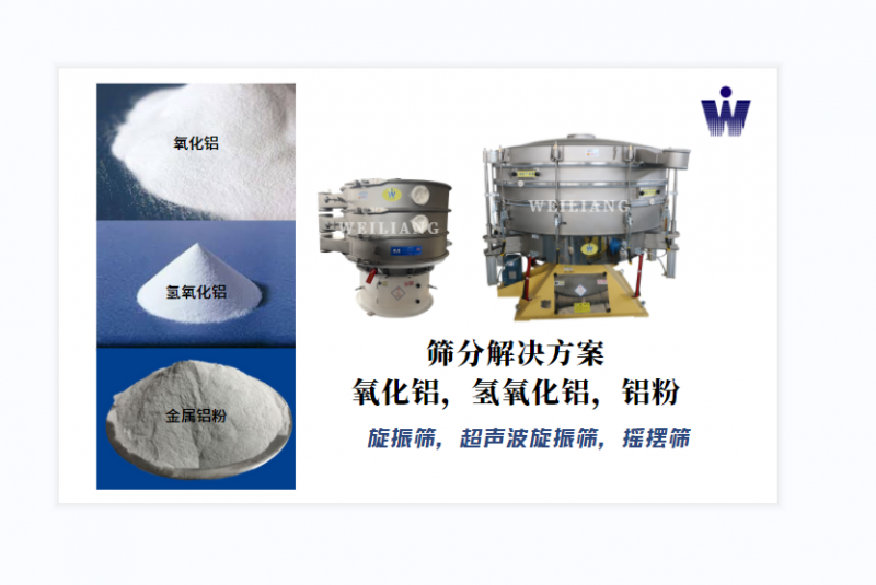 氧化鋁、氫氧化鋁、金屬鋁粉篩分案例